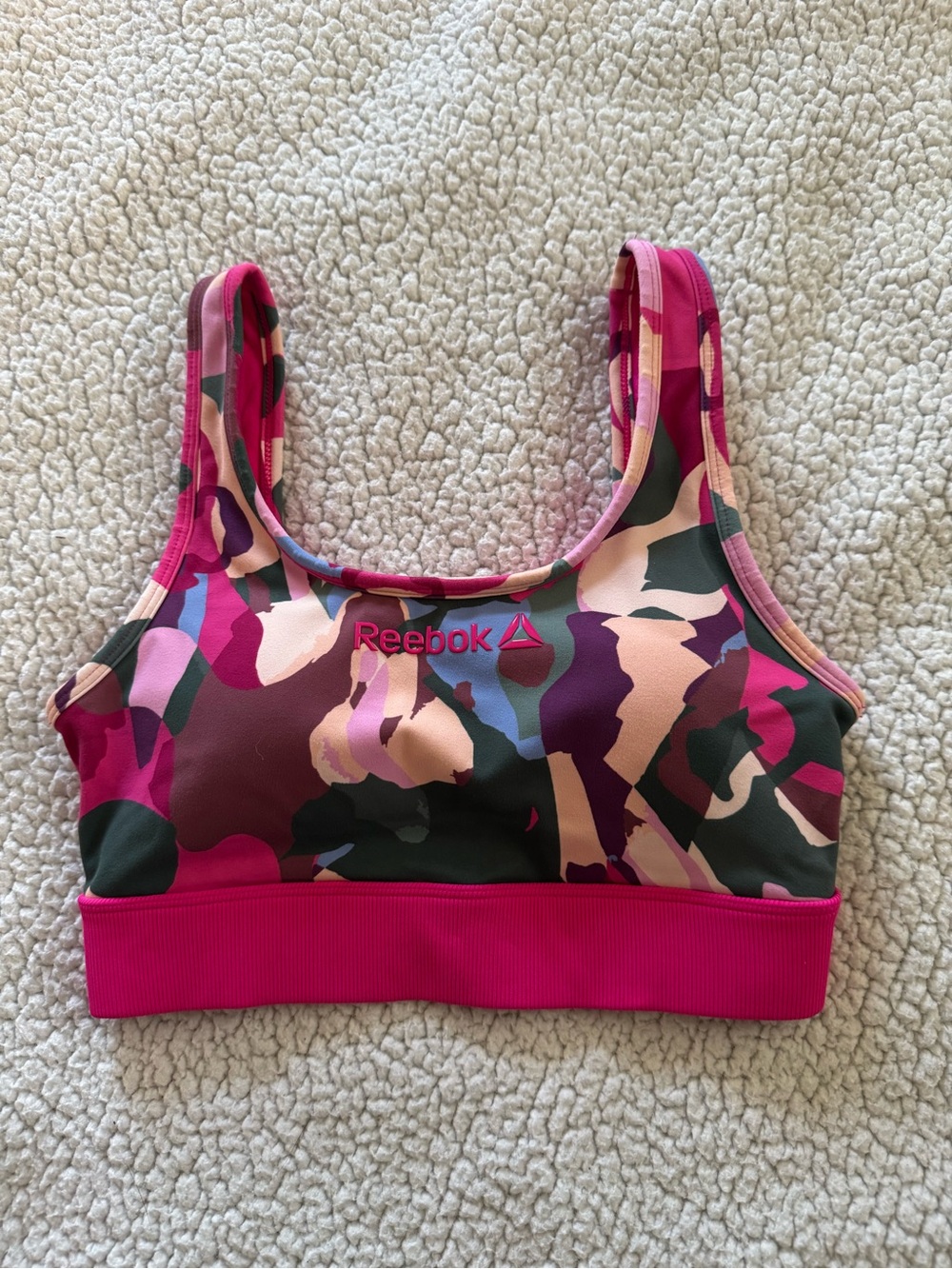 Reebok Hot Pink Sports Bra